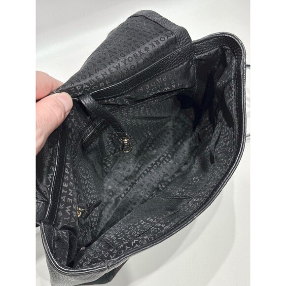 Kate Spade Highland Place Backpack Black Pebbled Leather Gold Hardware 11x10x4 main image 8